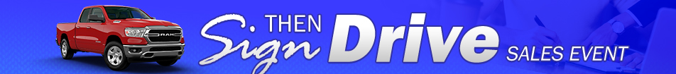 Sign And Drive Event banner